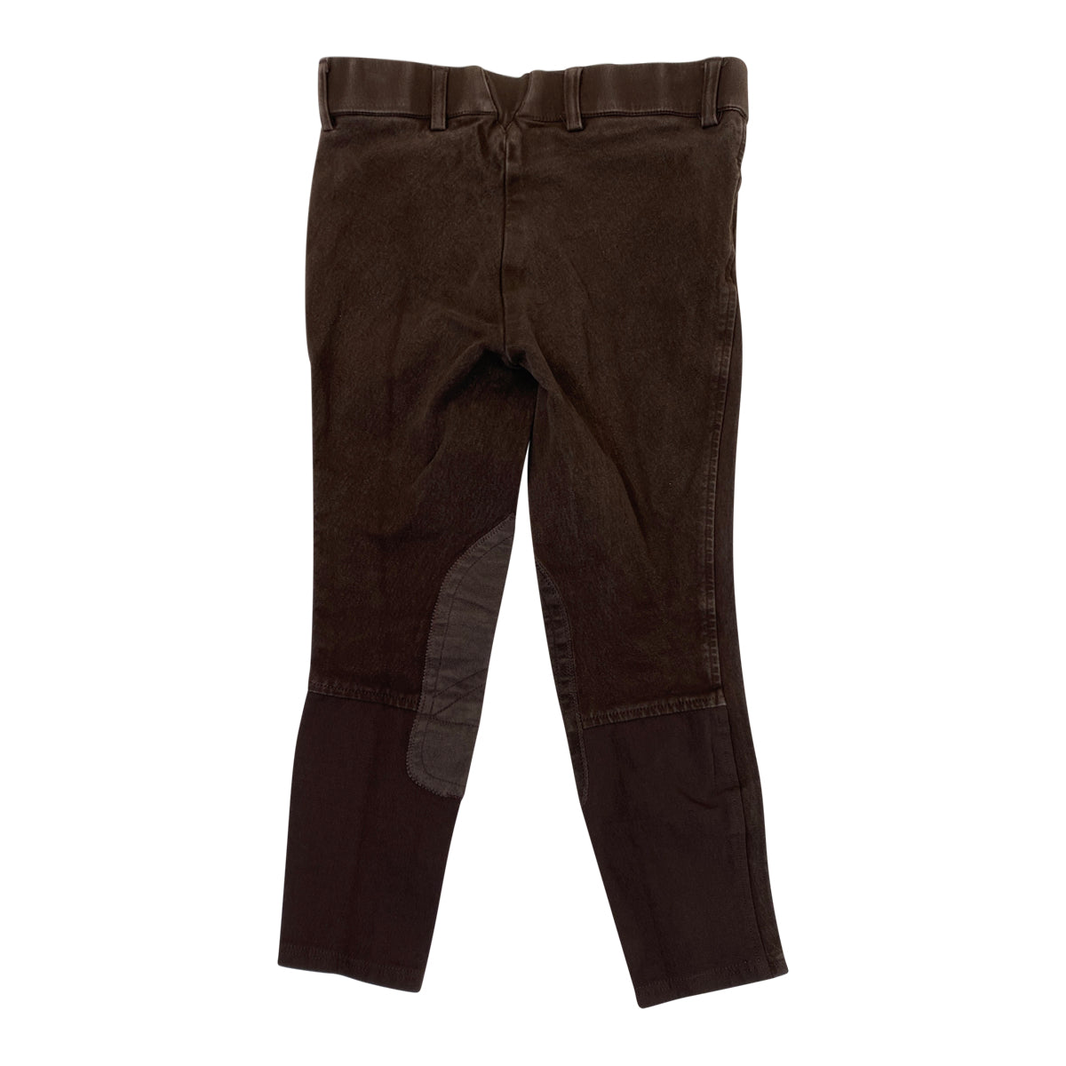Ariat Heritage Kids Denim Knee Patch Breeches in Brown