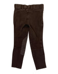 Ariat Heritage Kids Denim Knee Patch Breeches in Brown