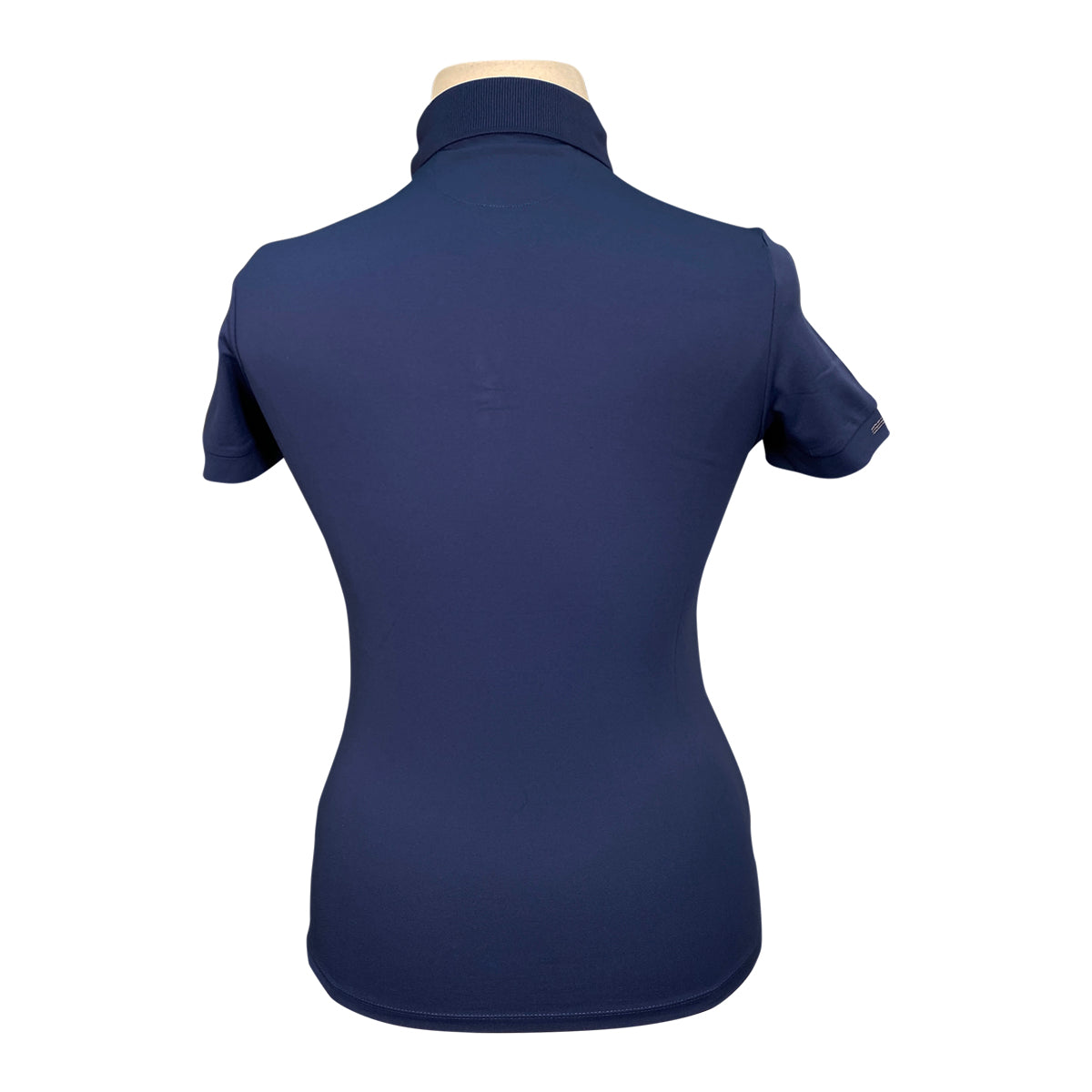 Equiline 'Evae' Short Sleeve Polo Shirt in Diplomatic Blue
