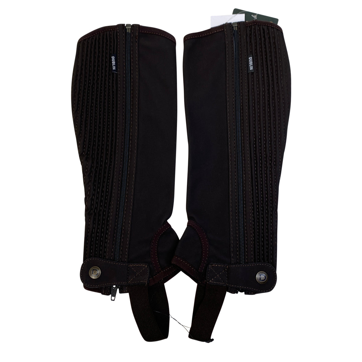 Dublin Easy Care Half Chaps in Brown