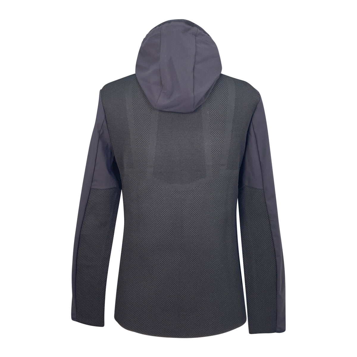 Cavalleria Toscana R-Evo Jersey &amp; Tech Knit Hooded Softshell Jacket in Black