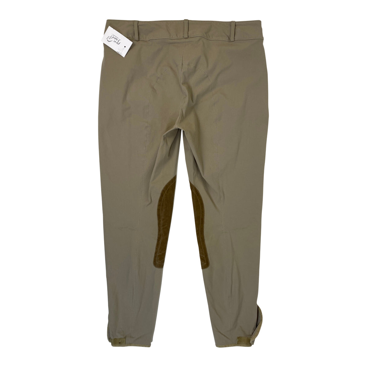 Back of Tailored Sportsman 'Trophy Hunter' Breeches in Tan - Women's 36R