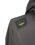 Cavalleria Toscana R-Evo Jersey & Tech Knit Hooded Softshell Jacket in Black