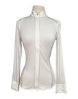 AA Platinum 'Lea' Tech Mesh Show Shirt in White