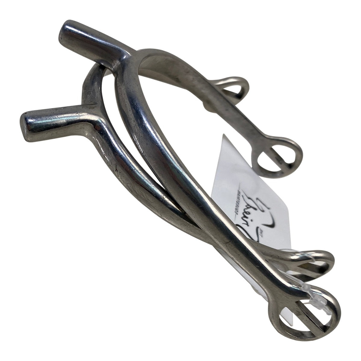 Dover Saddlery Prince of Wales Spurs in Stainless Steel