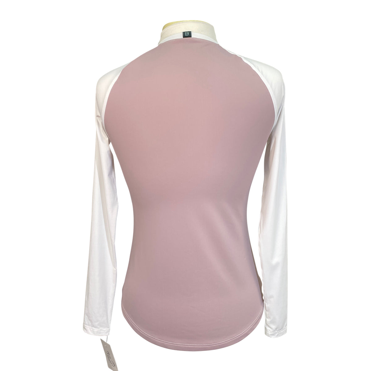 Botori 'Emmi' Raglan Top in Dusty Rose/White