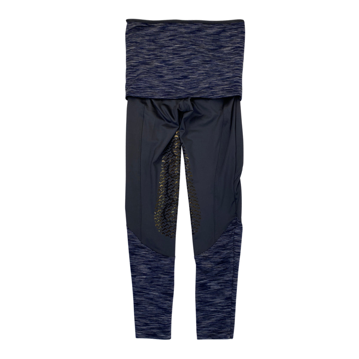 Equo Schooling Pant in Grey/Blue Stripes