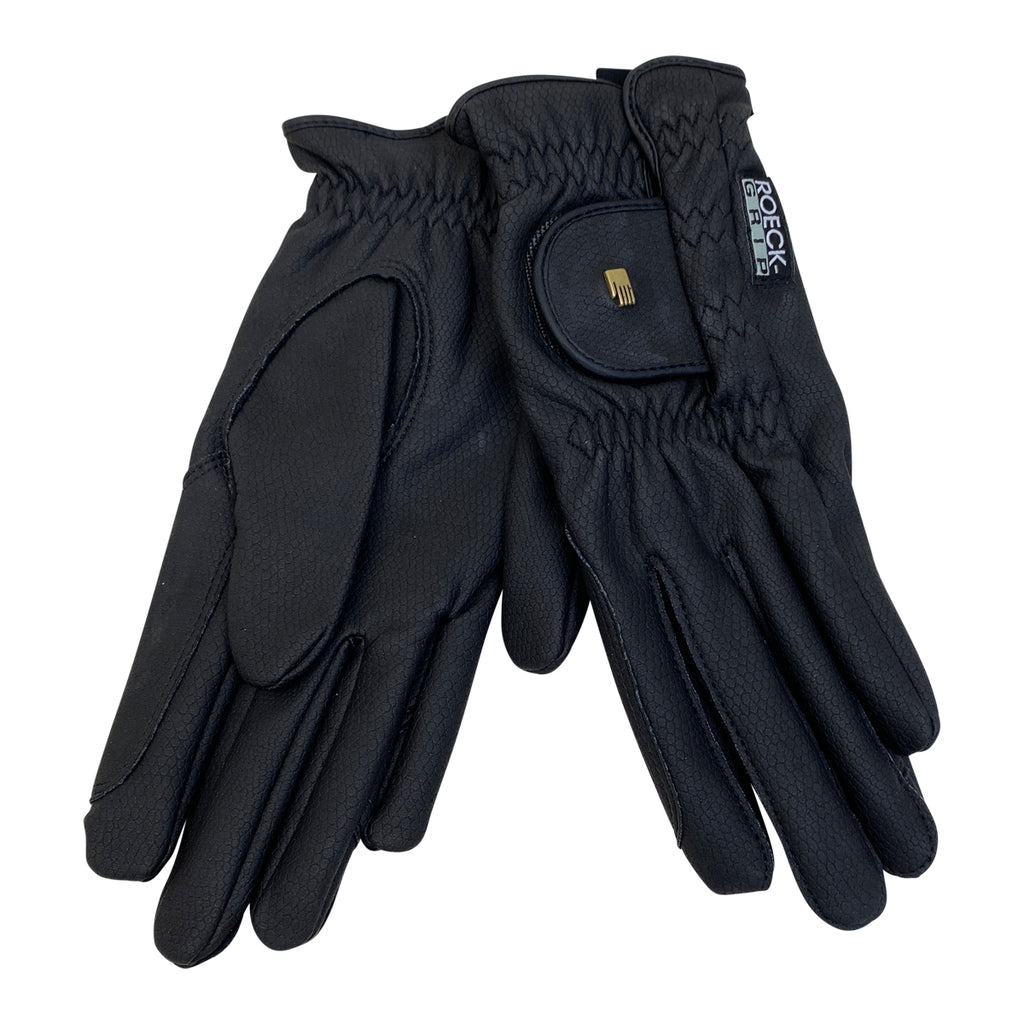 Roeck Jr. Winter Grip Gloves in Black - Children's 4
