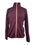 Asmar Equestrian 'Daphne' Zip Up in Plum