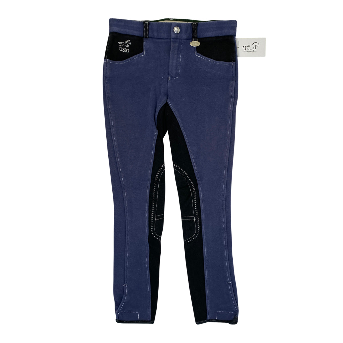 USG Knee Patch Contrast Breeches in Purple/Black