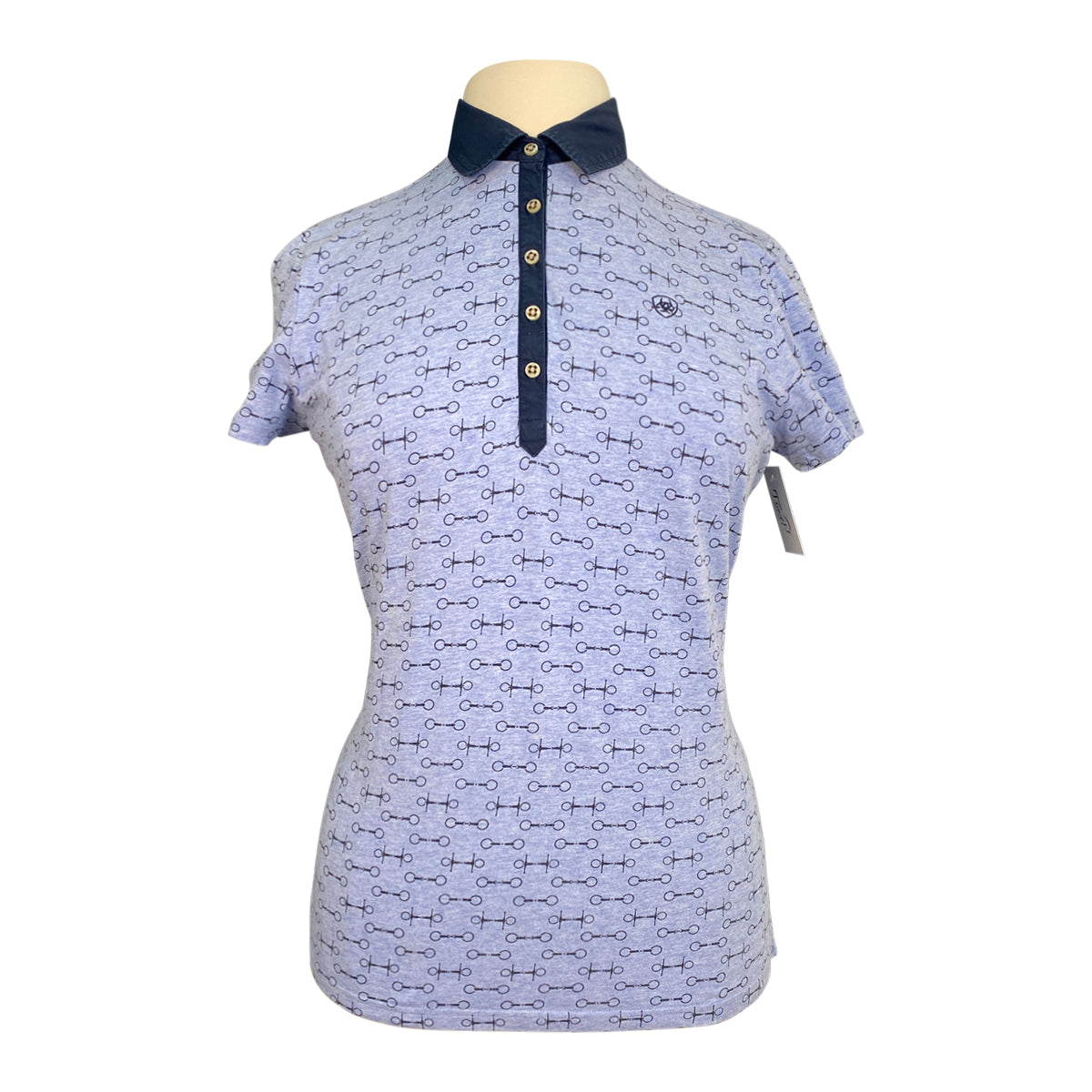 Ariat Polo Shirt in Blue Bits