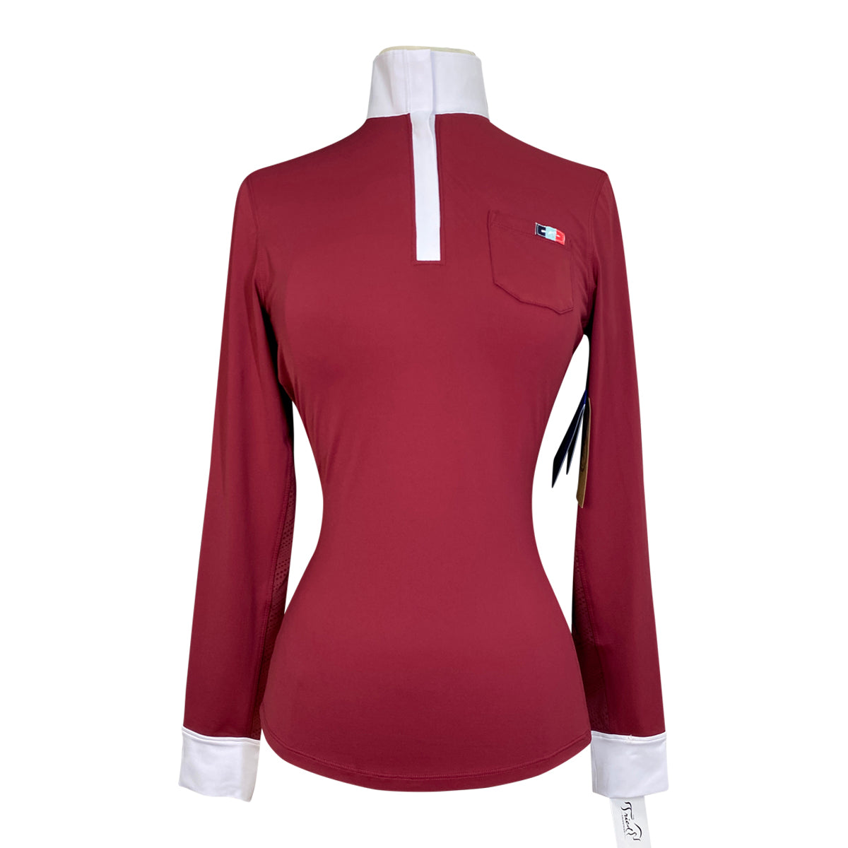 Hunt Club 'Sterling' Competition Shirt in Bordeaux