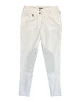 Pikeur 'Ciara' Knee Patch Breeches in White - Women's 30R