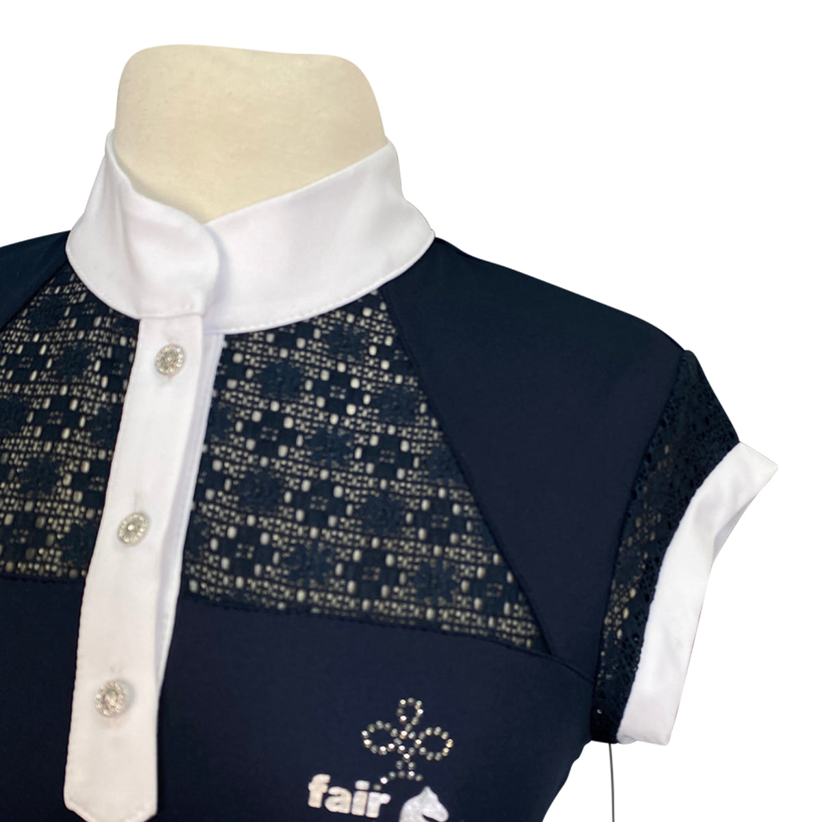 Fair Play &#39;Aiko&#39; Competition Shirt in Navy