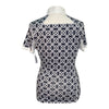 Back of Goode Rider 'Luxe' Show Shirt in Black Graphic - Women's Medium