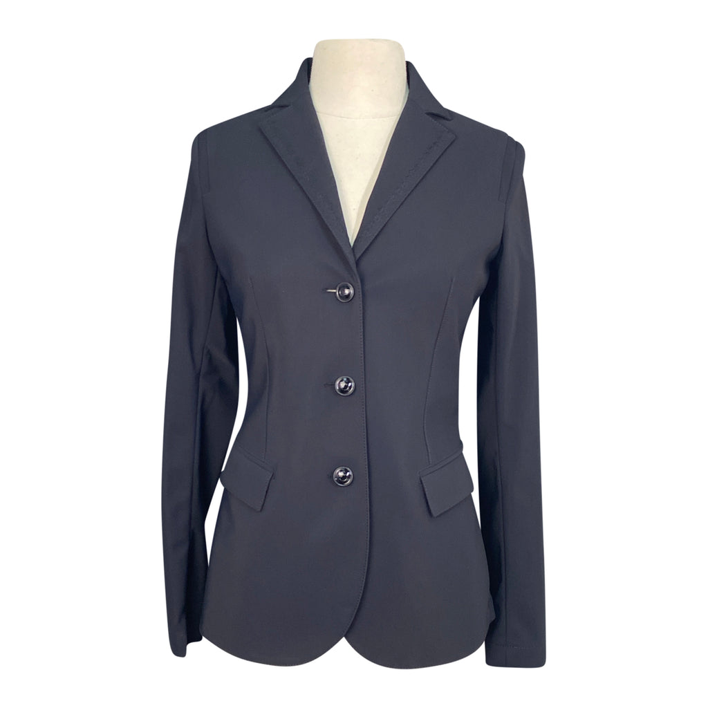 Cavalleria Toscana Embroidered Show Jacket in Black - Women's IT 40 (US 8)