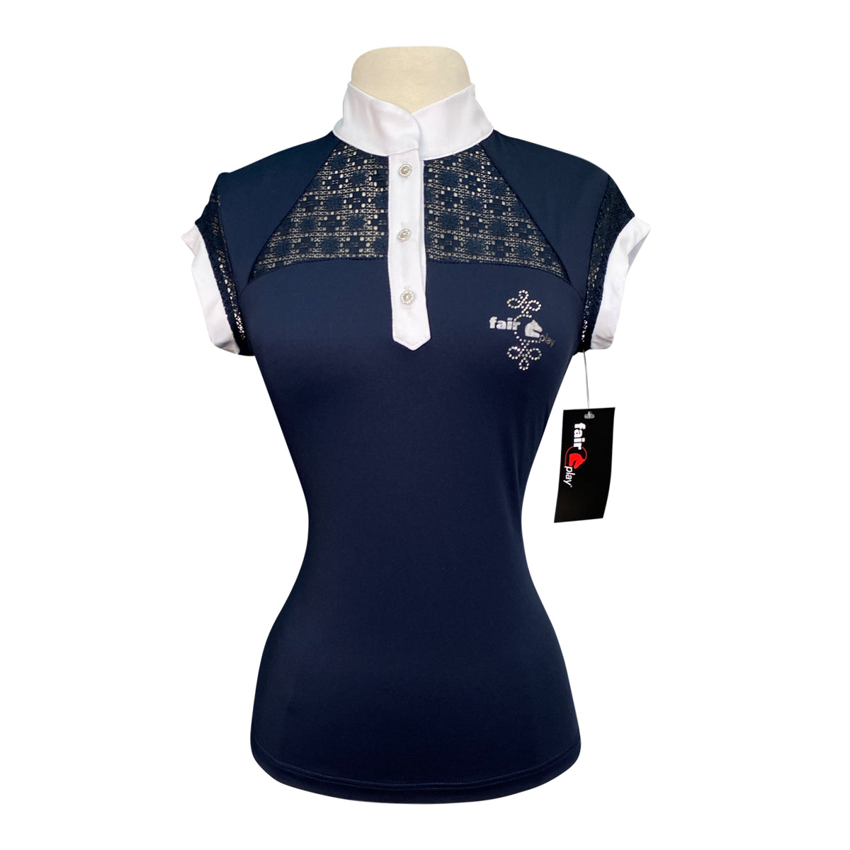 Fair Play 'Aiko' Competition Shirt in Navy