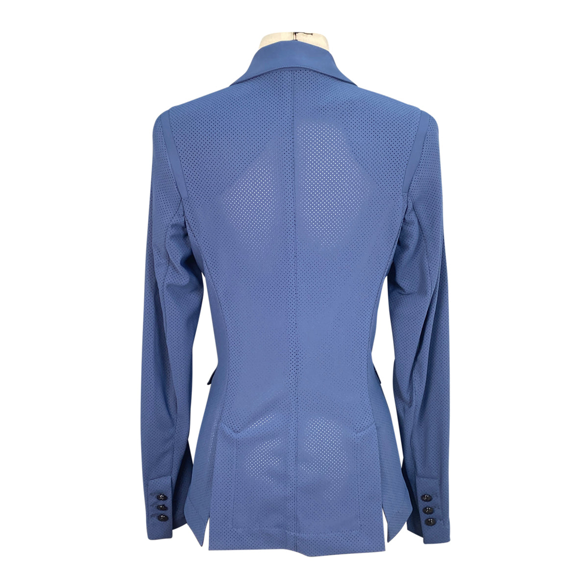 Cavalleria Toscana All Over Perforated Jacket in Atlantic Blue