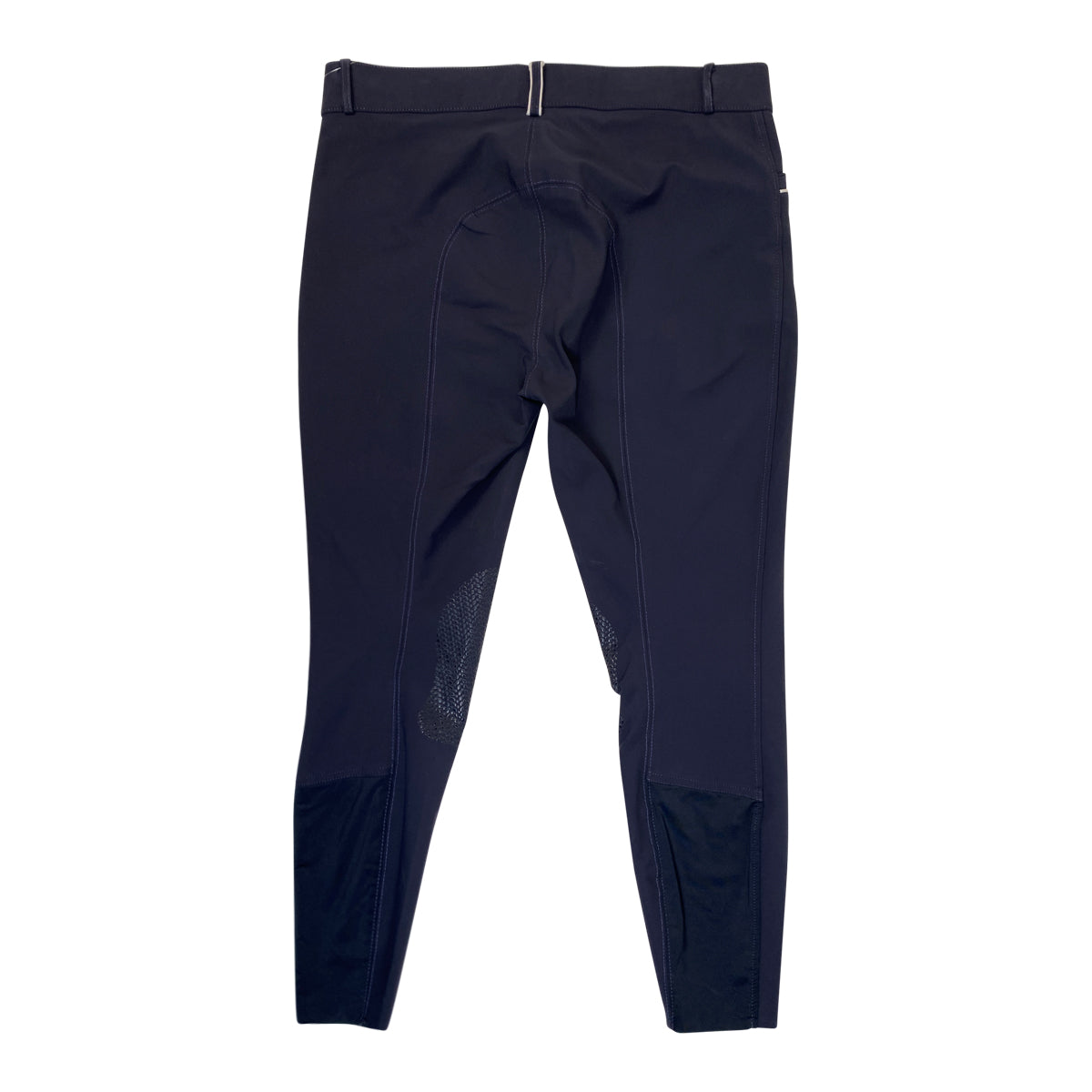 B Vertigo 'Patricia' Silicone Knee Patch Breeches in Navy