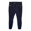 B Vertigo 'Patricia' Silicone Knee Patch Breeches in Navy