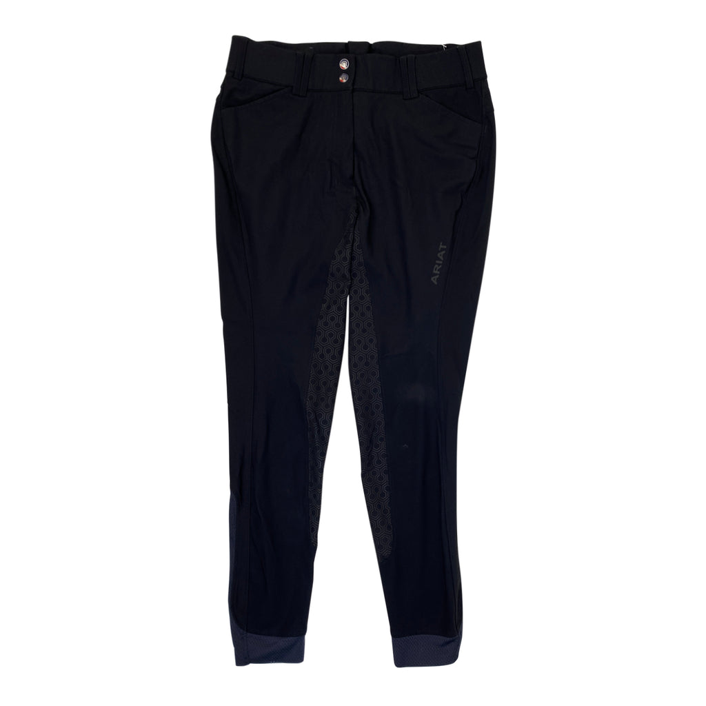 Ariat 'Tri Factor Grip' Full Seat Breeches in Black - Women's 30L