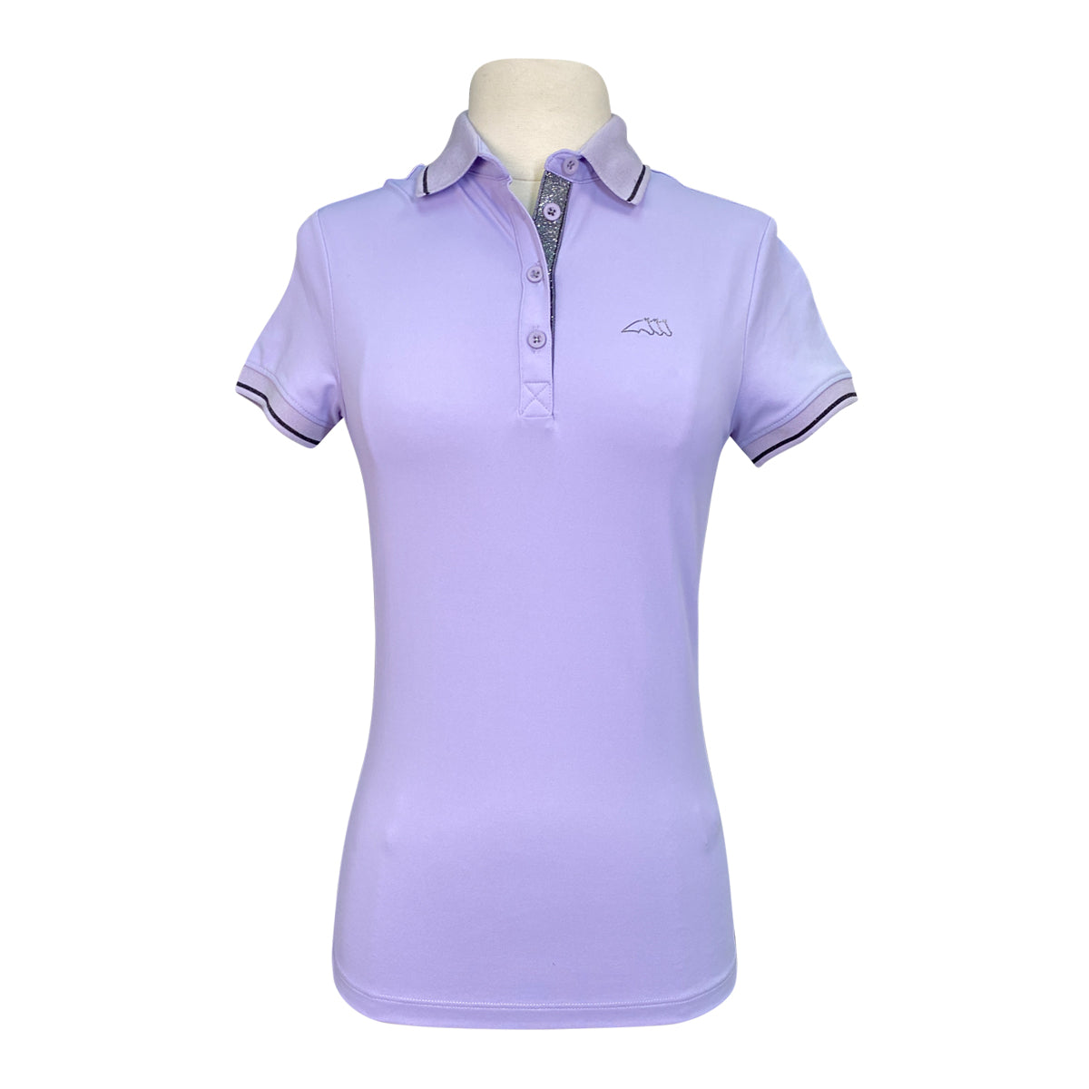 Equiline &#39;Gretig&#39; Performance Polo in Misty Lilac