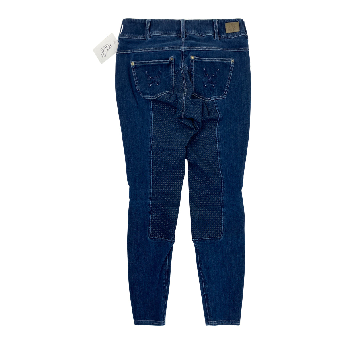 Back of Goode Rider 'Vogue' Jean Full Seat Breech in Blue Denim - Women's 28