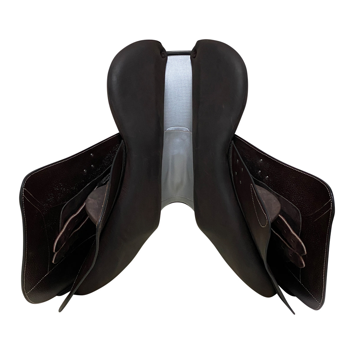 Voltaire 'Blue Infinite' Saddle in Chocolate