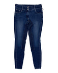 Front of Goode Rider 'Vogue' Jean Full Seat Breech in Blue Denim - Women's 28