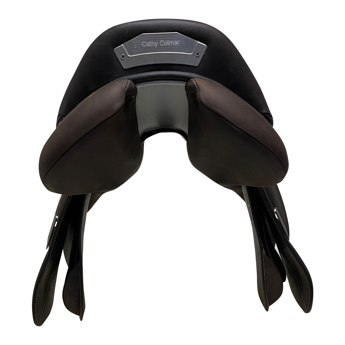 Voltaire 'Blue Infinite' Saddle in Chocolate