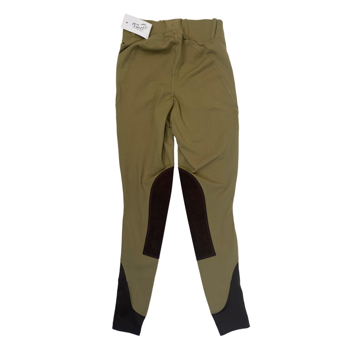 Noble Equestrian 'Balance' Tights in Khaki 