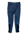 Back of Kerrits 'Freestyle' Knee Grip Pocket Tight in Neptune - Women's 1X