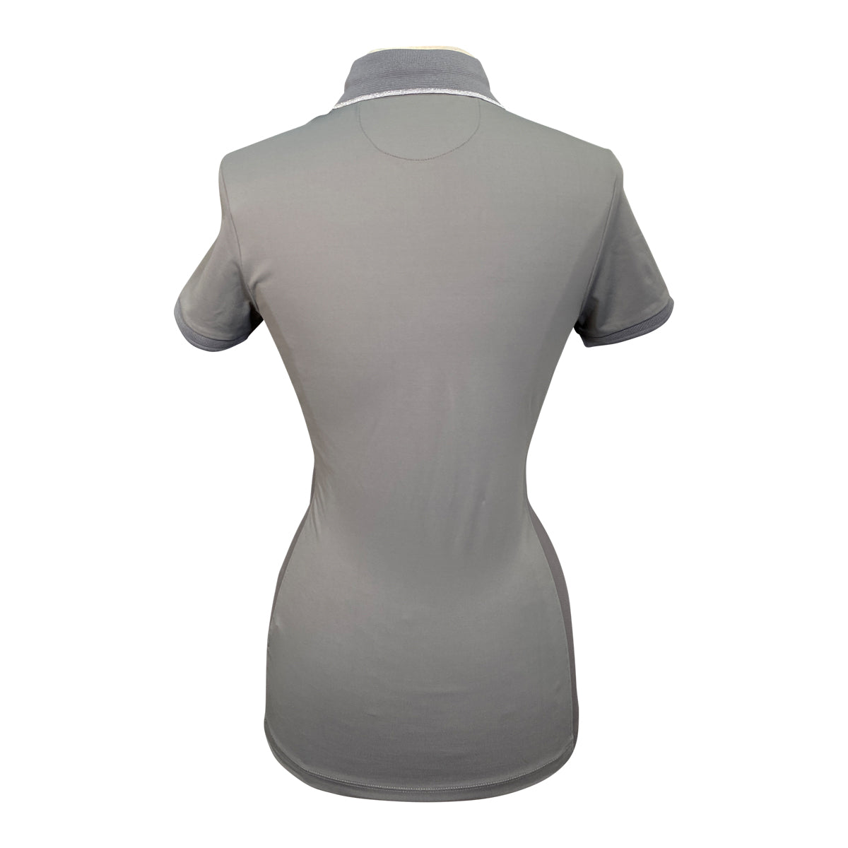 Equiline 'Ellae' Polo Shirt in Frost Grey