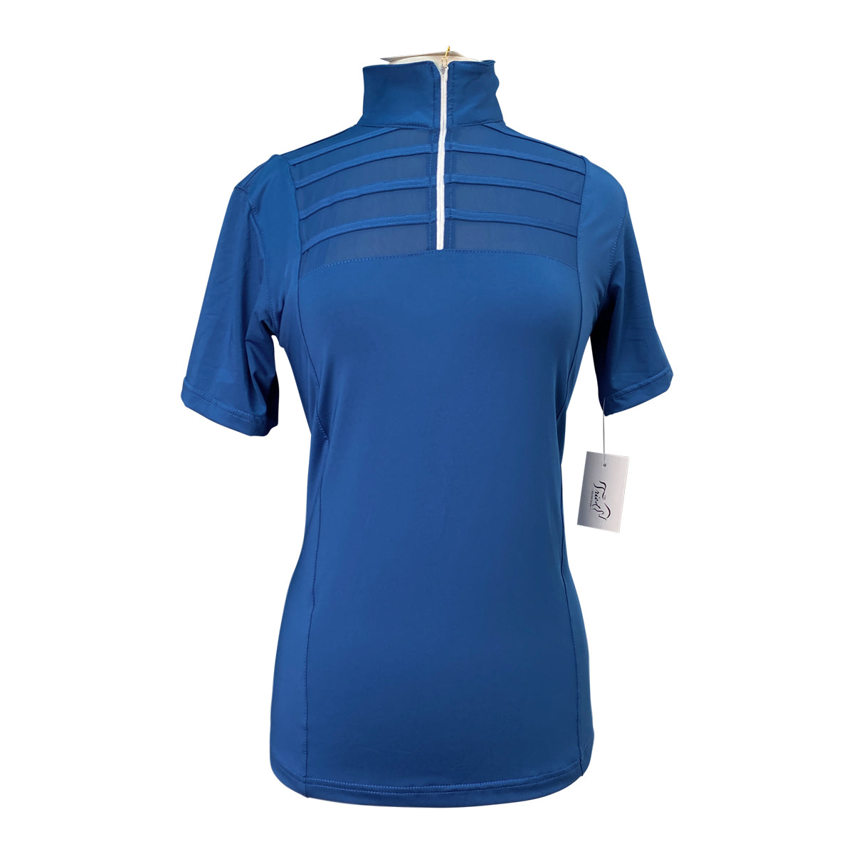 Equisite 'Elaine' Show Shirt in Midnight Blue
