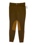 Dover Saddlery Knee Patch Breeches in Brown