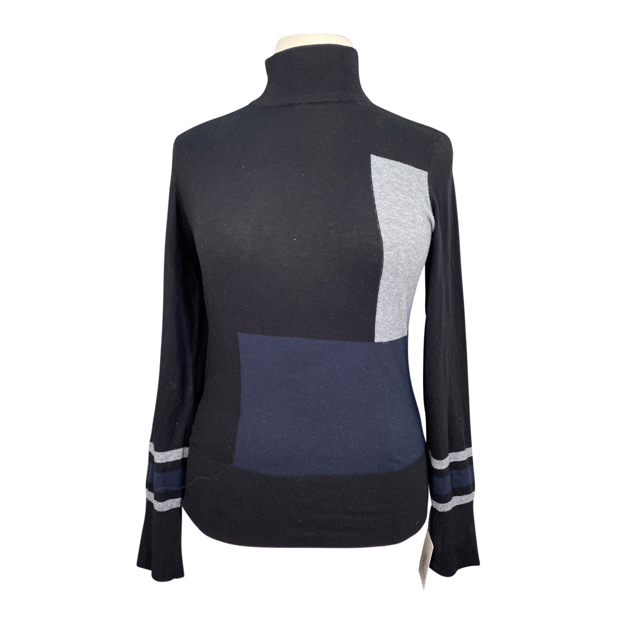 Asmar Equestrian Turtleneck Sweater in Black