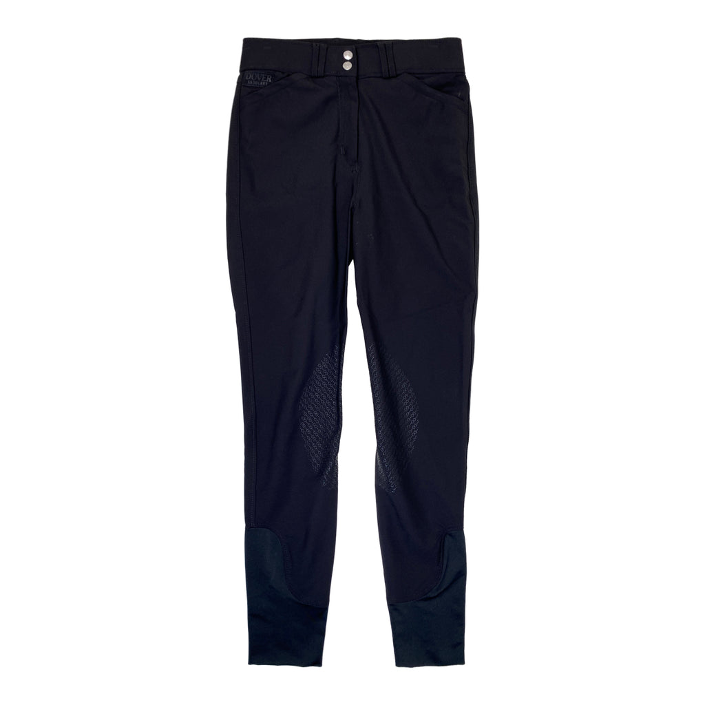 Front of Dover Saddlery 'Dalton Tech Nova' Breeches in Black - Women's 28