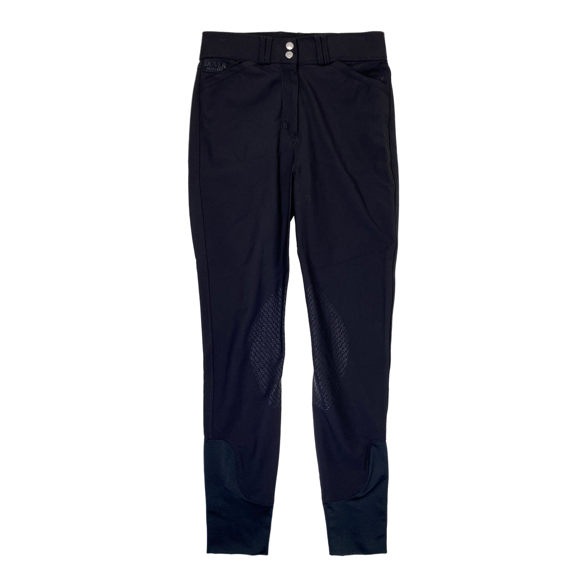 Front of Dover Saddlery &#39;Dalton Tech Nova&#39; Breeches in Black - Women&#39;s 28