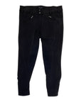 Free x Rein Self Patch Breeches in Black