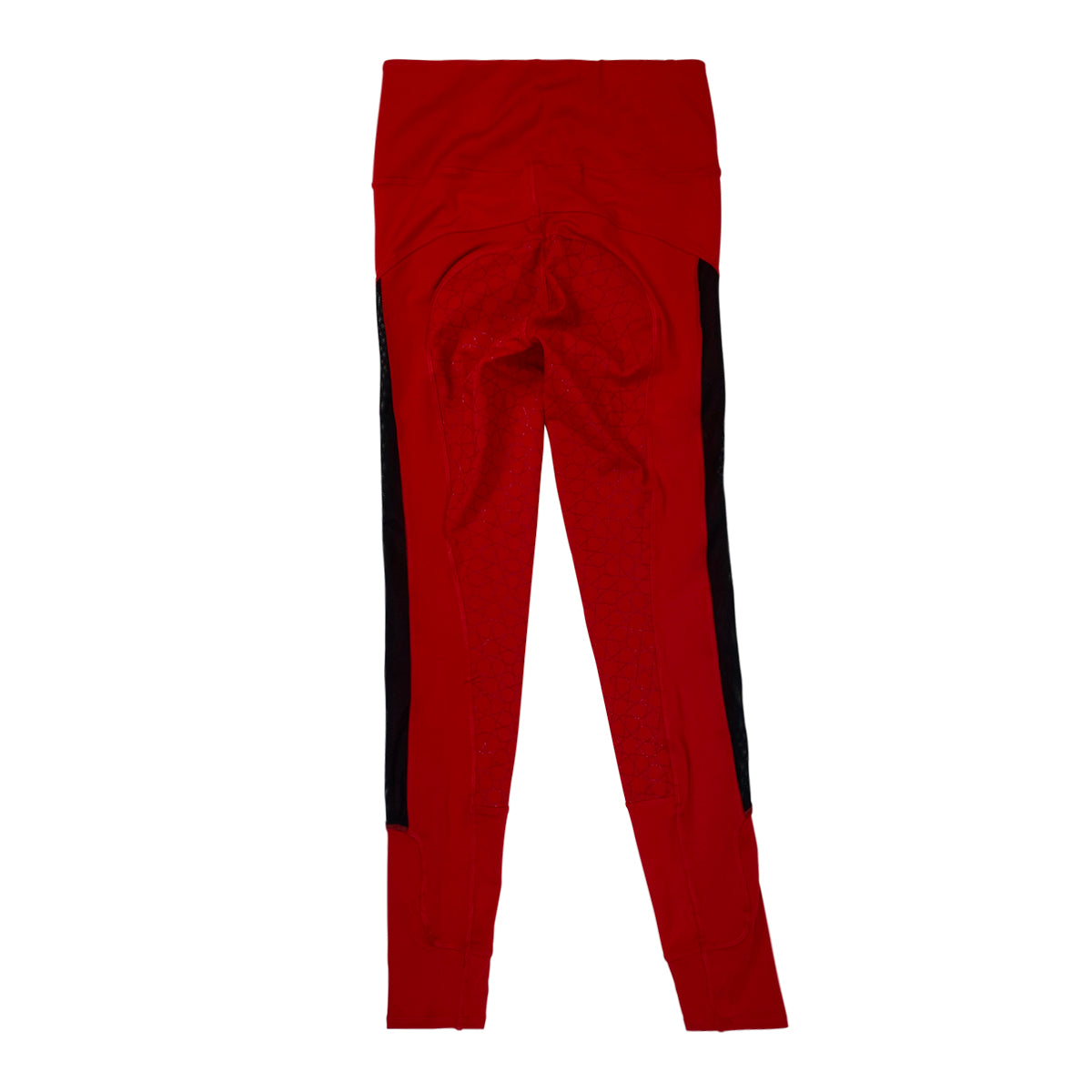 Horze &#39;Betty&#39; F/S Tights w/Mesh Inserts in Red 