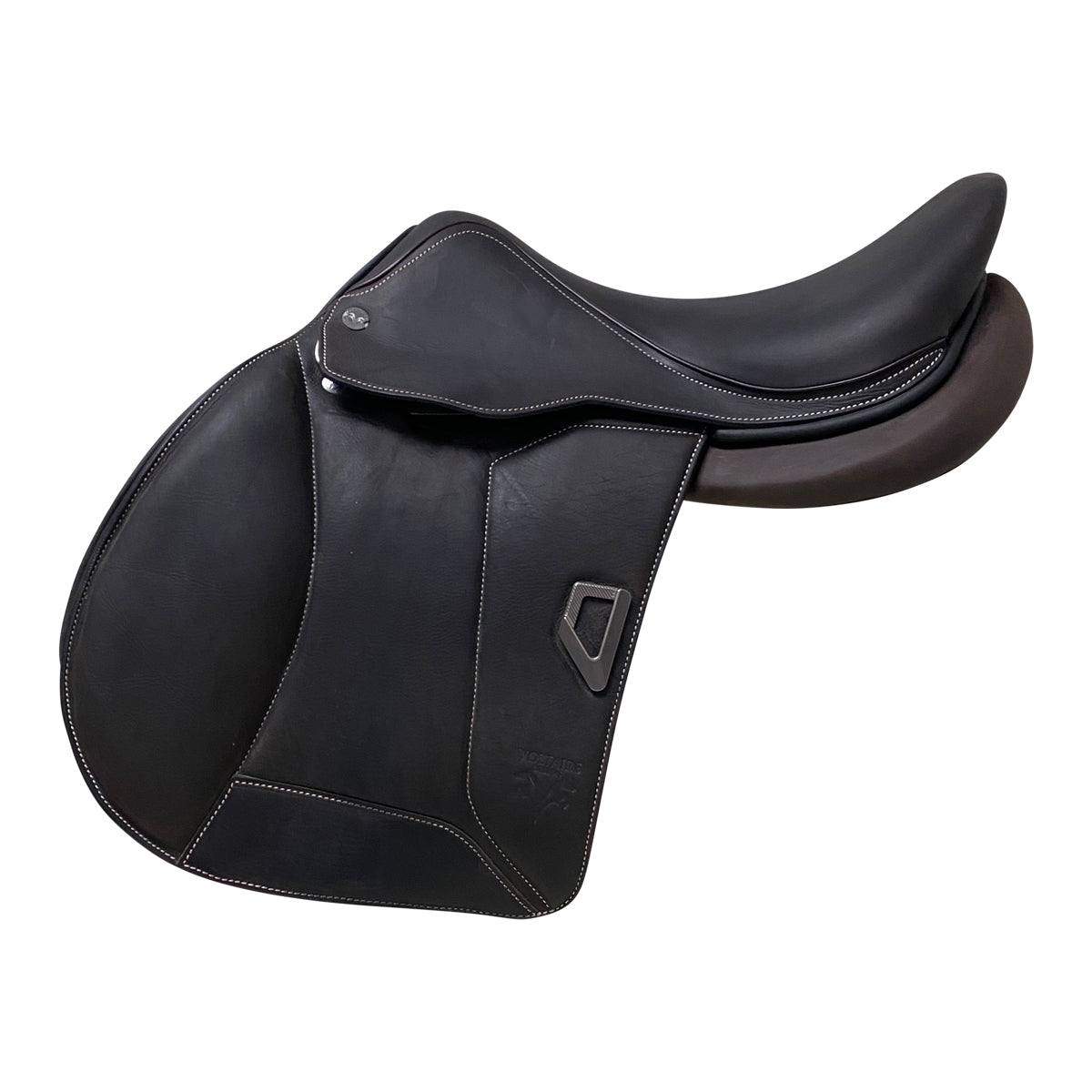 Voltaire 'Blue Infinite' Saddle in Chocolate