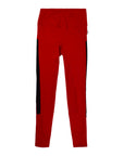 Horze 'Betty' F/S Tights w/Mesh Inserts in Red 