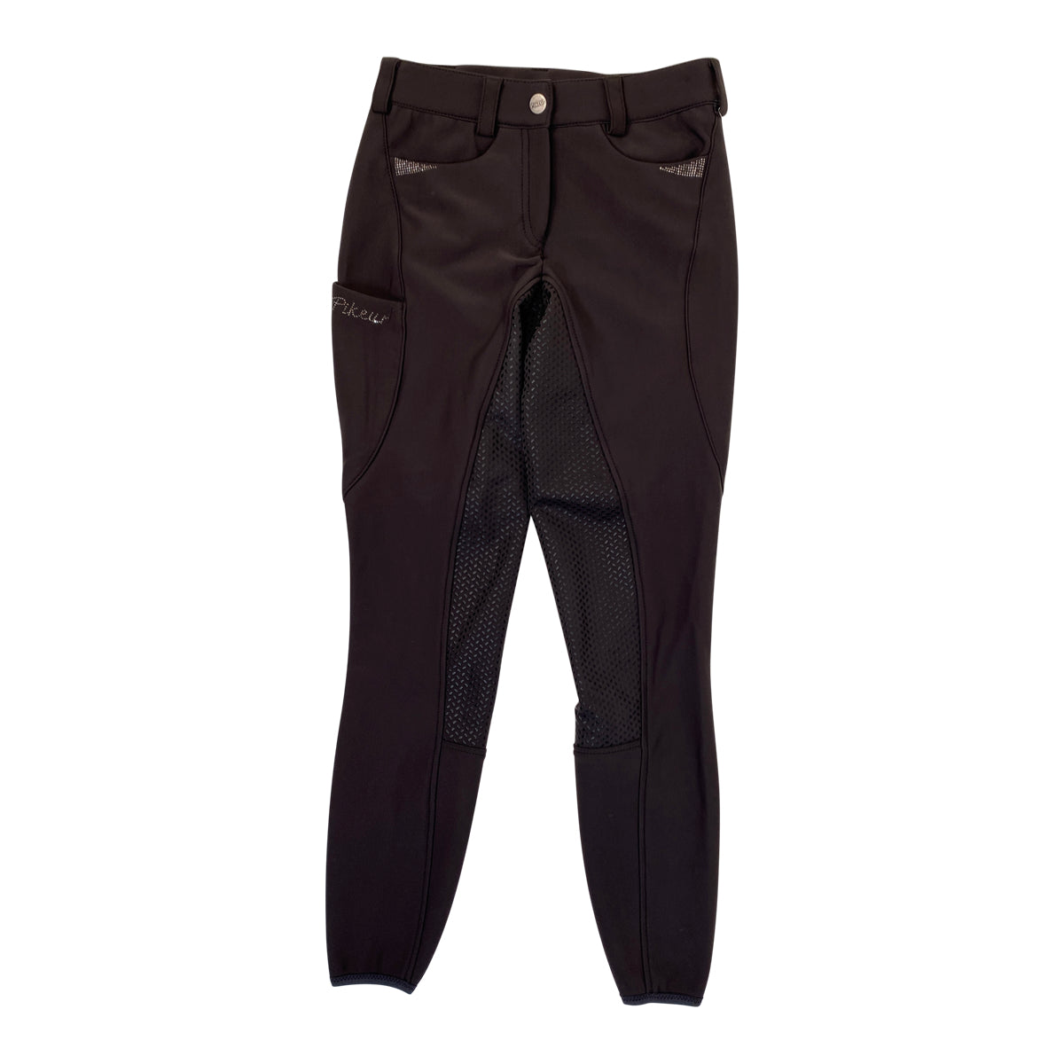 Pikeur 'Laure' Full Grip Breeches in Cocoa/Gems