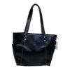Le Papillon 'Lauren' Natural Leather Tote in Black
