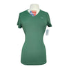 TuffRider 'Taylor' EquiCool Short Sleeve V-Neck Tee in Duck Green