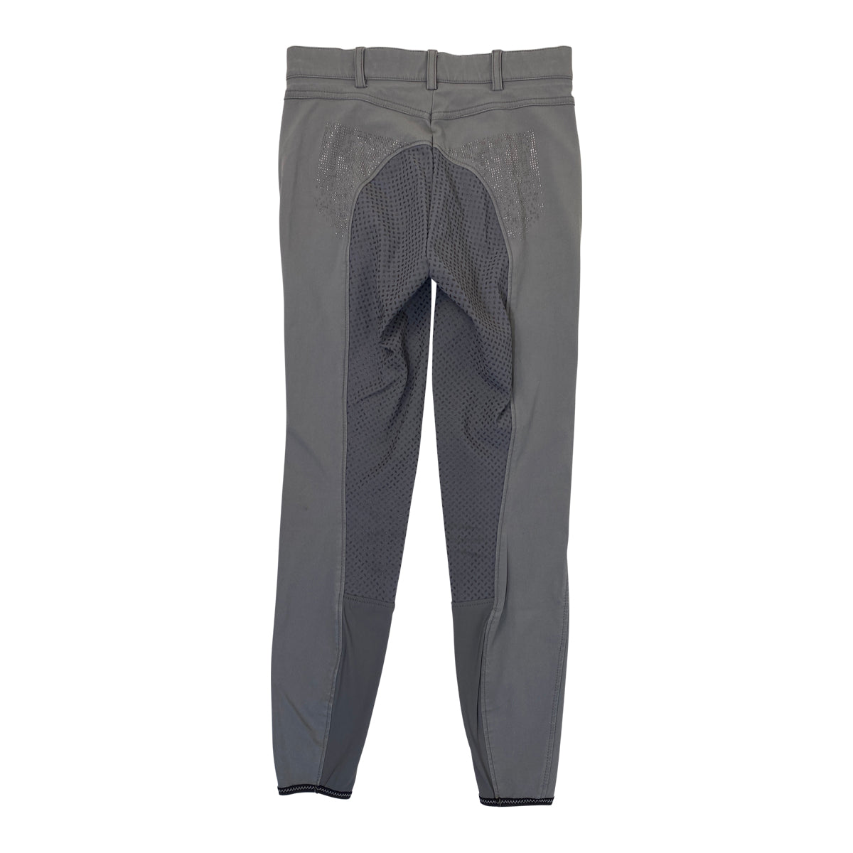 Pikeur 'Kalotta Grip' Full Seat Breeches in Steel Grey/Gems