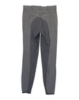 Pikeur 'Kalotta Grip' Full Seat Breeches in Steel Grey/Gems