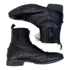 Tredstep 'Donatello' Front-Zip Paddock Boots in Black