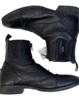 Tredstep 'Donatello' Front-Zip Paddock Boots in Black