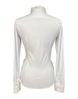 Equiline 'Victoria' Long Sleeve Show Shirt in White
